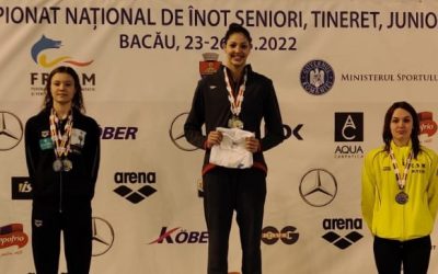 Piteșteanca Delia Safcencu, a doua medalie de bronz la Campionatul Național de Înot