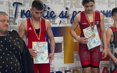 Răzvan Vintilă de la CSM Pitești, locul II la un turneu internațional de lupte