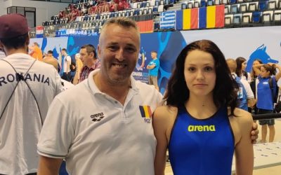 Timpi foarte buni obținuți de Delia Safcencu de la CSM Pitești la Campionatele Europene de Înot