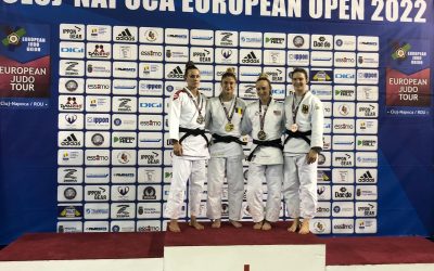 Aur și argint pentru sportivele de la CSM Pitești la Judo European Open