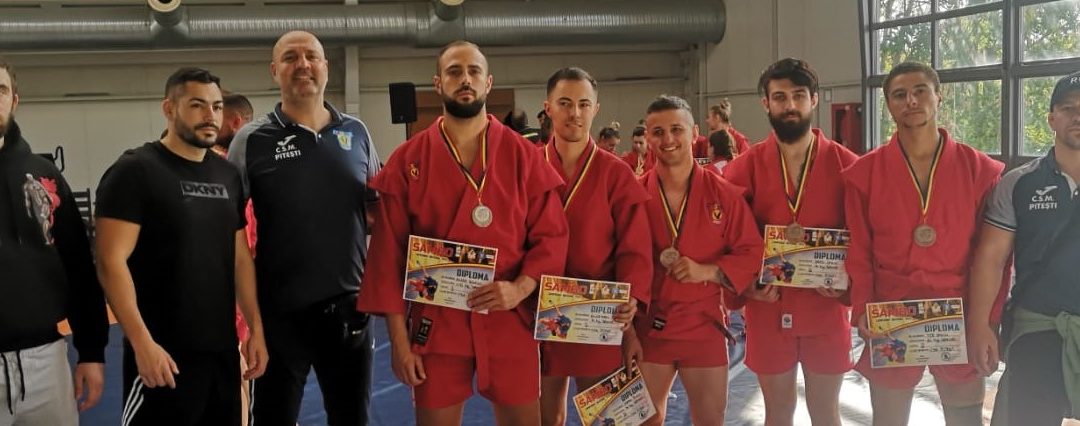 5 medalii pentru sportivii de la CSM Pitești la Campionatul Național de Sambo
