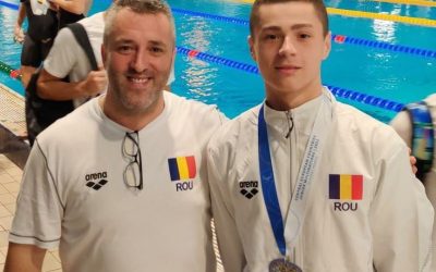 Două medalii de argint pentru Theodor Proca de la CSM Pitești la Campionatele Central Europene de Înot